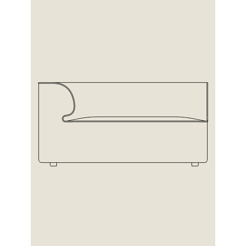 Eave Modular 38″ Corner 57in – Custom