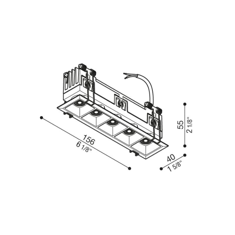 Lombardo Kura X5 Outdoor Recessed Spot