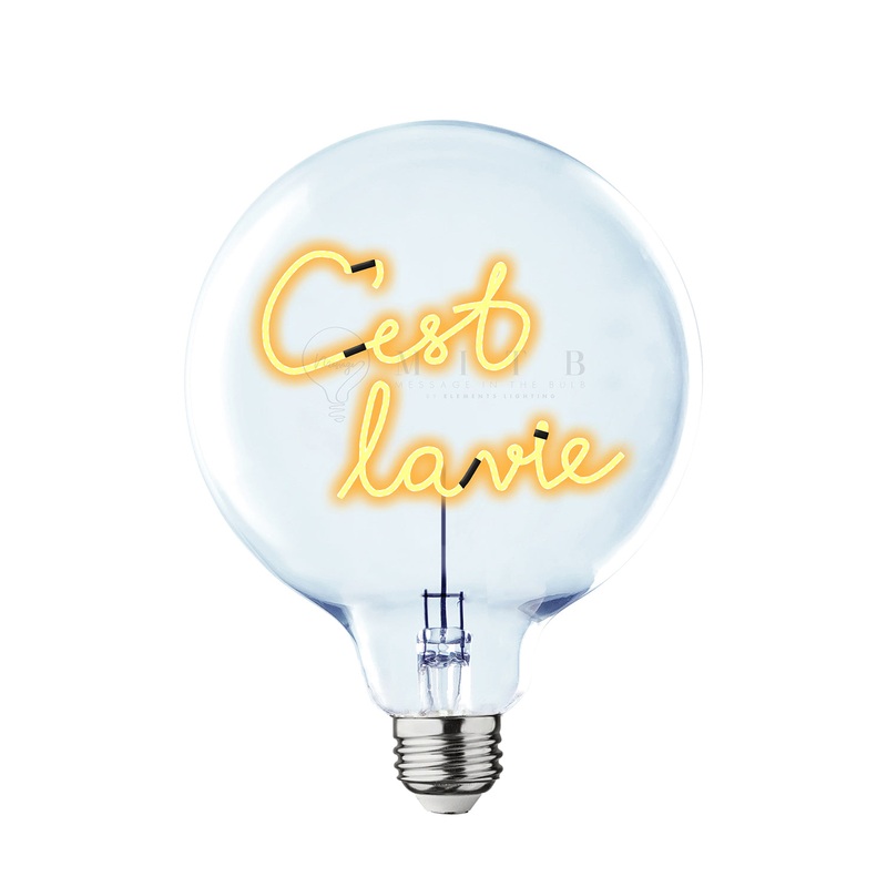 MITB Bulb C’EST LA VIE Amber