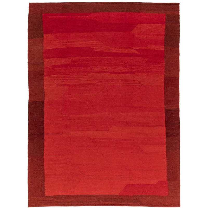 PERSIAN TRIBAL NOMADIC KILIM EDEL  7′ 0″ X 9′ 5″