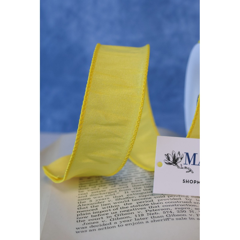 1.5″ Daffodil Dupioni Ribbon Bolt