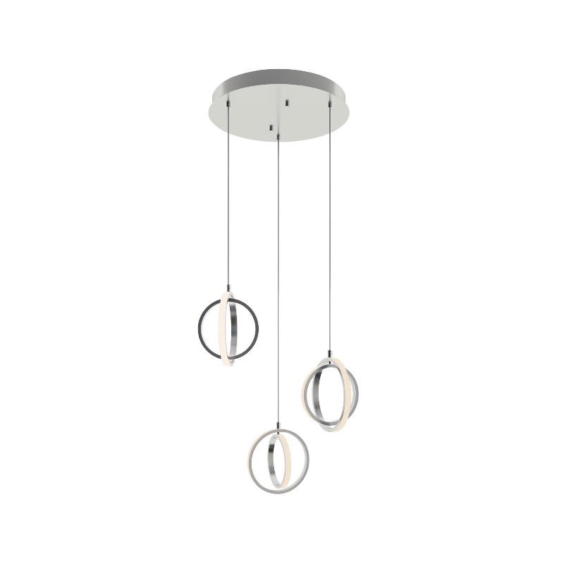 AFX LCKP09L30D1 LCKP Series Lock 6-lt 24″ LED Multi Round Pendant