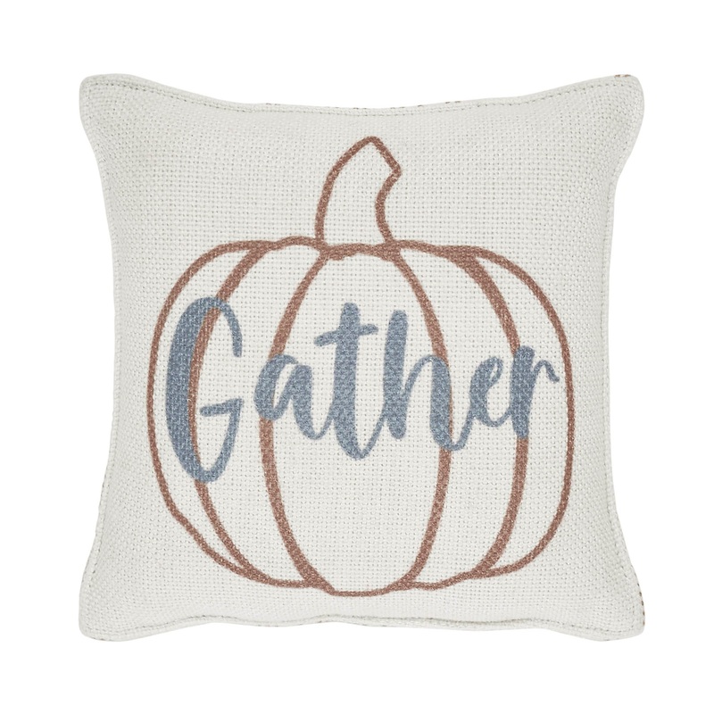 Bountifall Pumpkin Gather Pillow 6×6