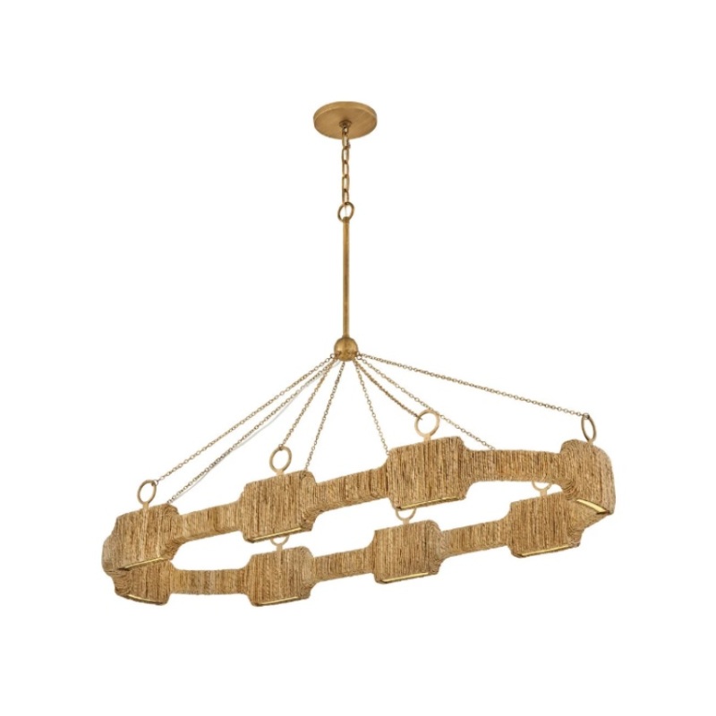 Hinkley 34107 Raffi 8-lt 52″ LED Linear Chandelier