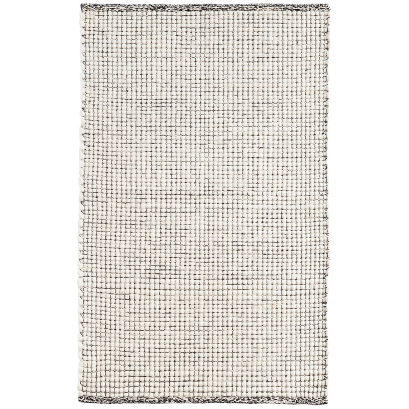 Network Handwoven Wool Rug | Black