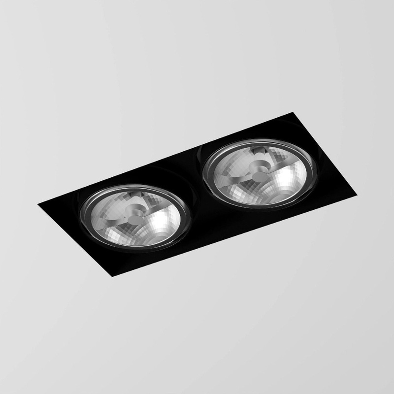 Labra Multiva EVO Trimless 115×2 QR111 Double Spotlight