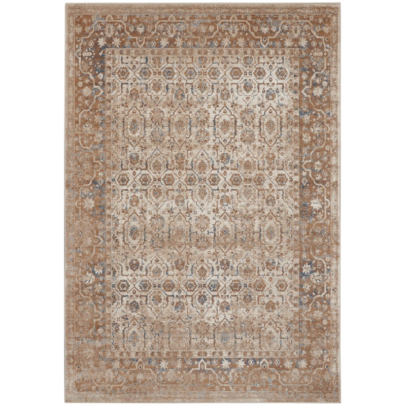 Nourison Home Malta 5’3″ x 7’7″ Taupe Vintage Indoor Rug