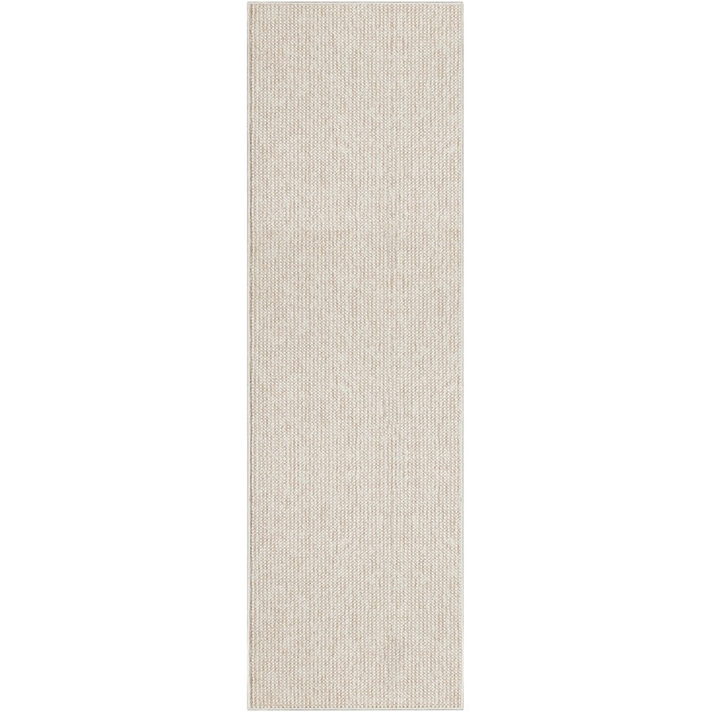Nourison Natural Texture 2’3″ x 7’6″ Ivory Beige Farmhouse Indoor Rug