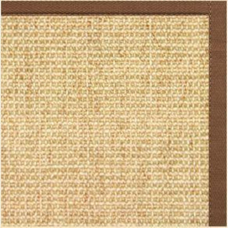 Sand Sisal Rug with Sahara Cotton Border