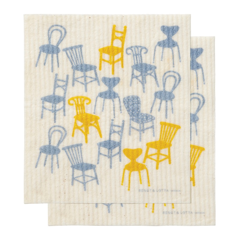 Chairs Dishcloth, Set of 2