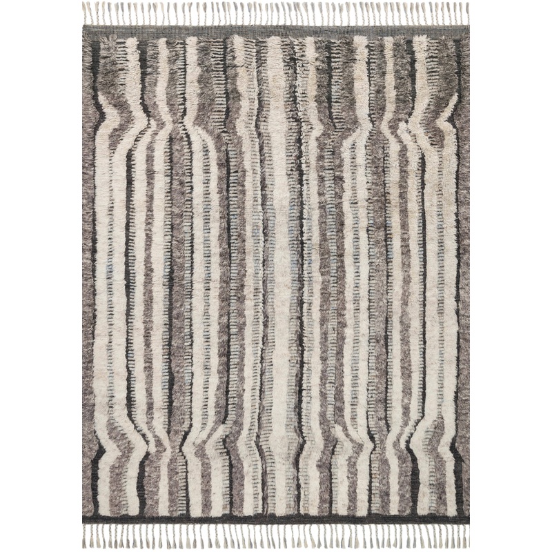 Loloi Khalid Rug | Stone / Charcoal