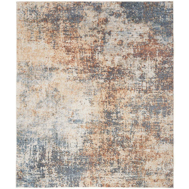 Nourison Astra Machine Washable Multicolor Modern Indoor Rug ASW07