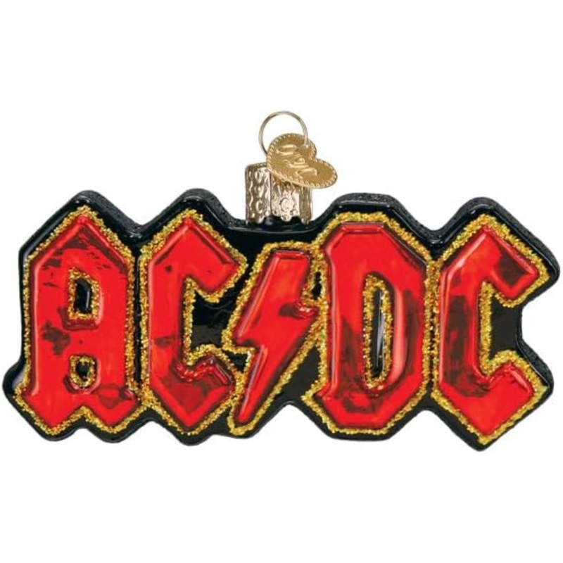 Old World Christmas Blown Glass Ornament for Christmas Tree, Ac/Dc (with OWC Gift Box)