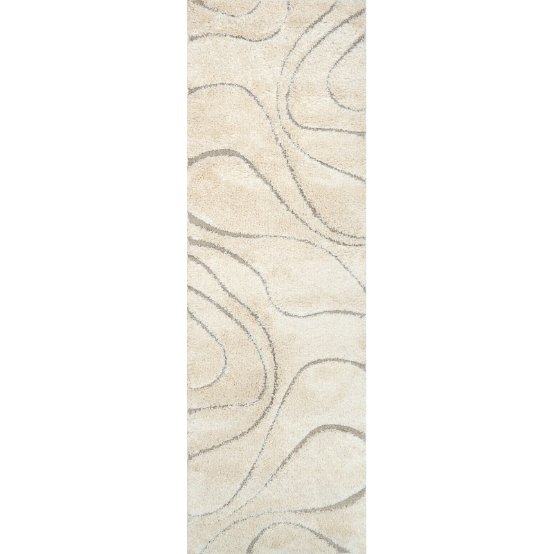 Shaggy Curves Rug | Cream