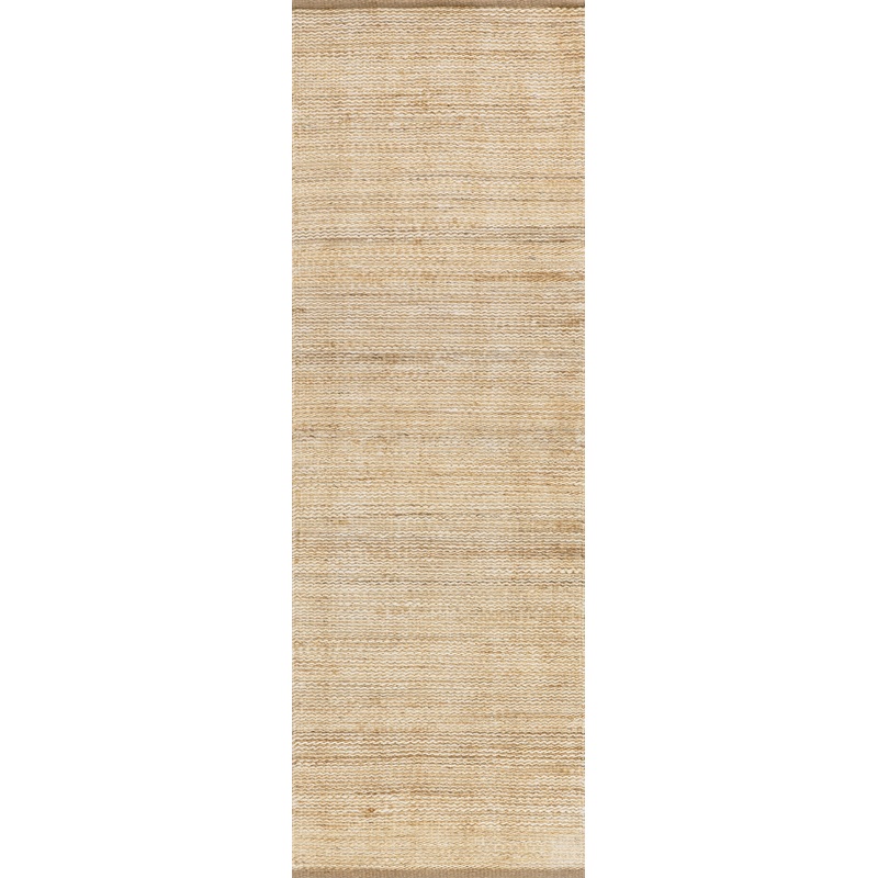 Striped Handwoven Jute Rug | Ivory