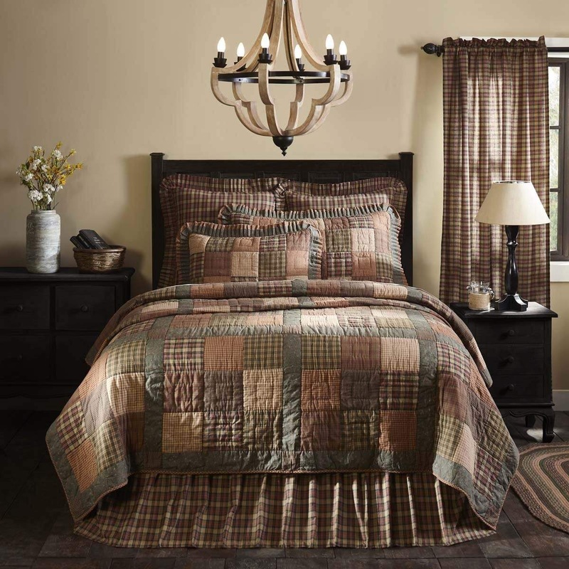Crosswoods Twin Quilt 68Wx86L
