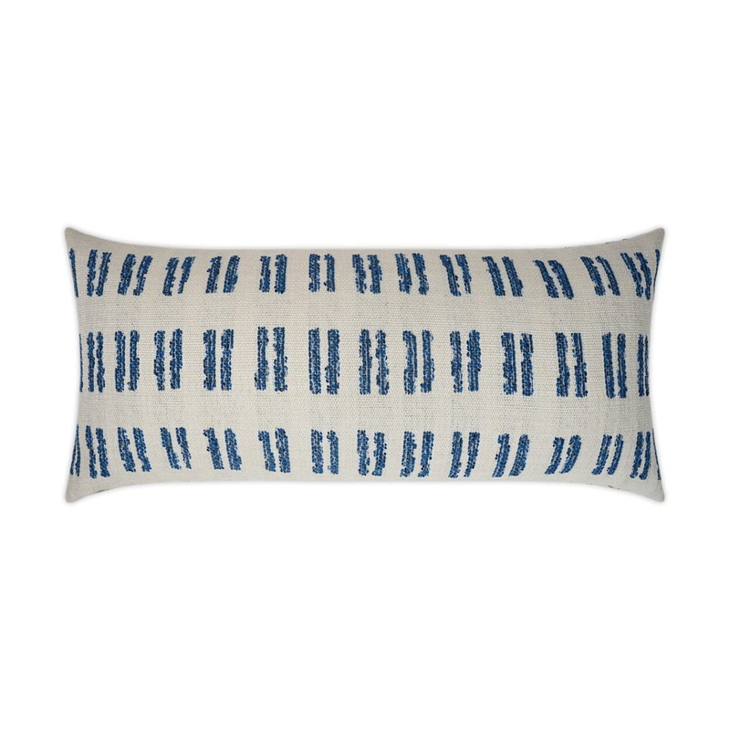 D.V. Kap 12″ x 24″ Outdoor Lumbar Pillow | Saybrook Blue