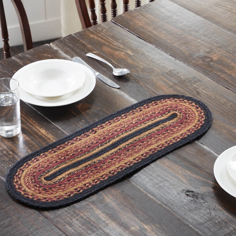 Heritage Farms Jute Oval Runner 8×24