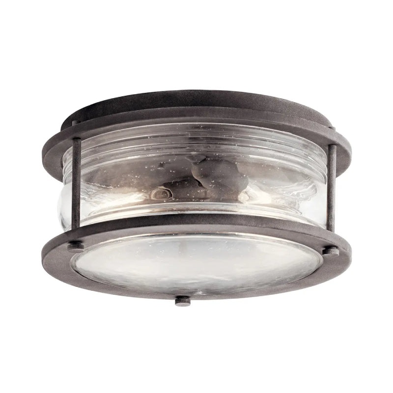 Kichler 49669 Ashland Bay 2-lt 12″ Outdoor Flush Mount