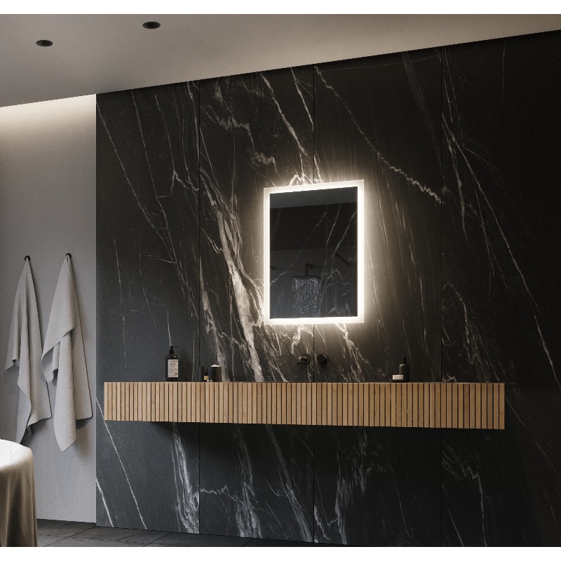 Paris Mirror Rectangle 20 x 28 Rectangle LED  Backlit Mirror, RGB