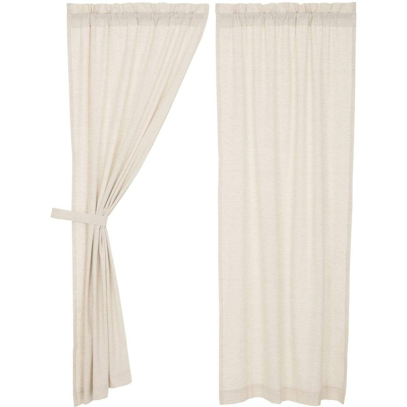 Simple Life Flax Natural Panel Set of 2 84×40