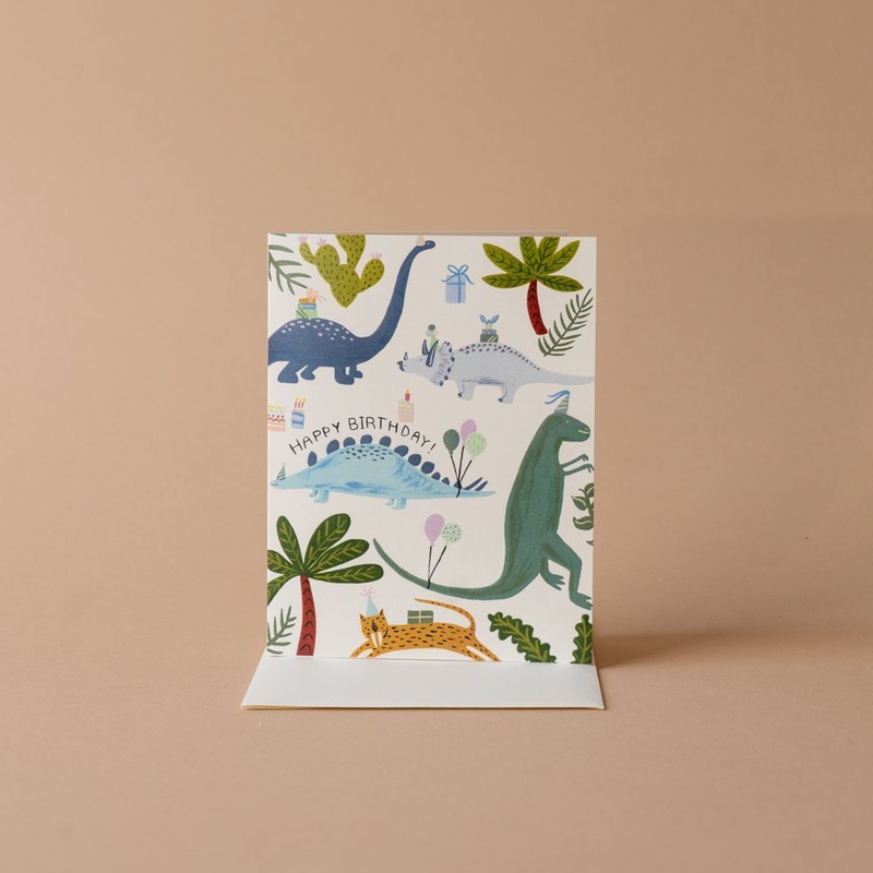Dinosaur Birthday Card