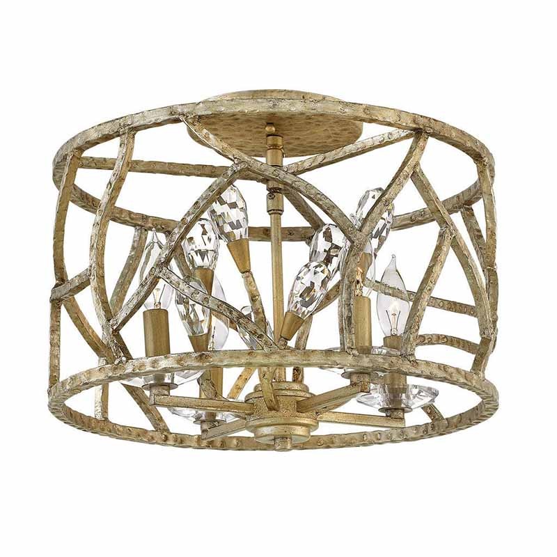 Fredrick Ramond FR46801 Eve 4-lt 16″ LED Flush Mount