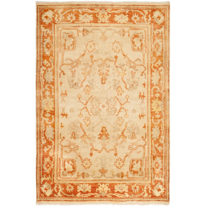 Oushak OSH122A Ivory / Rust