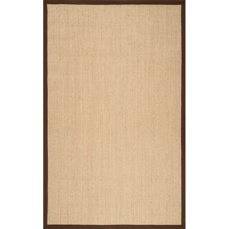 Sisal Border Rug | Brown