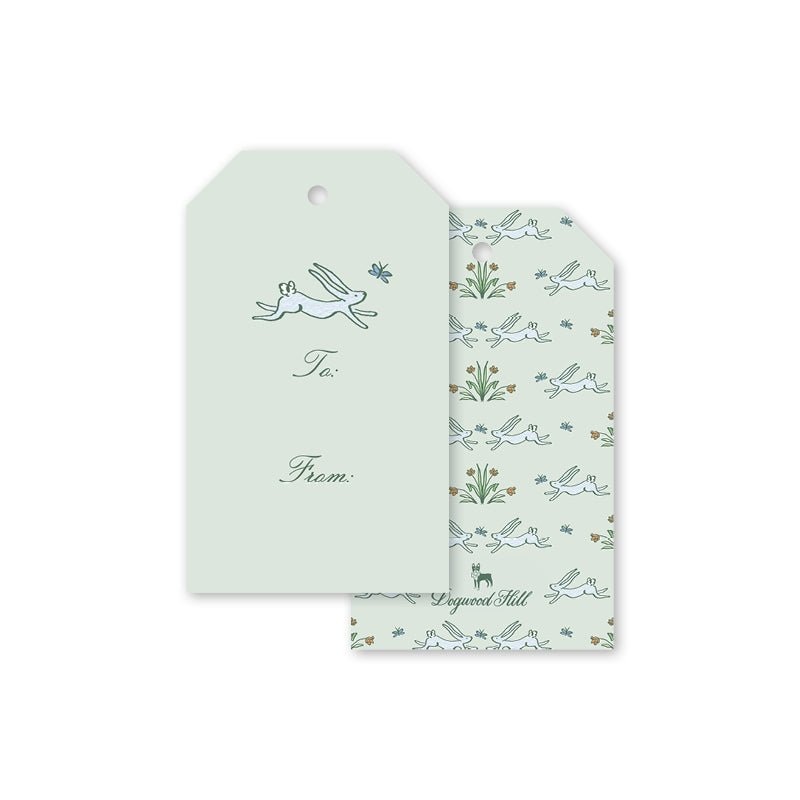 Bunny’s Garden Cottontails Gift Tag