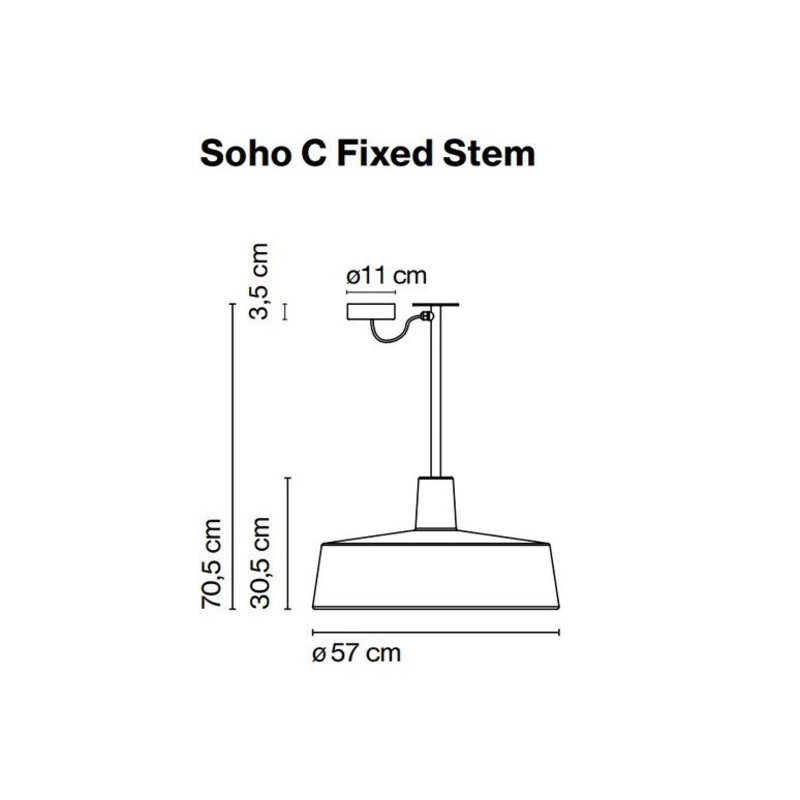 Marset Soho C Fixed Stem Outdoor Lamp