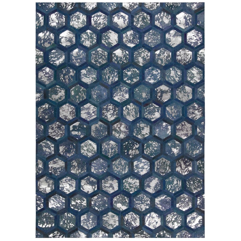 Michael Amini City Chic 8′ x 10′ Cobalt Modern Indoor Rug