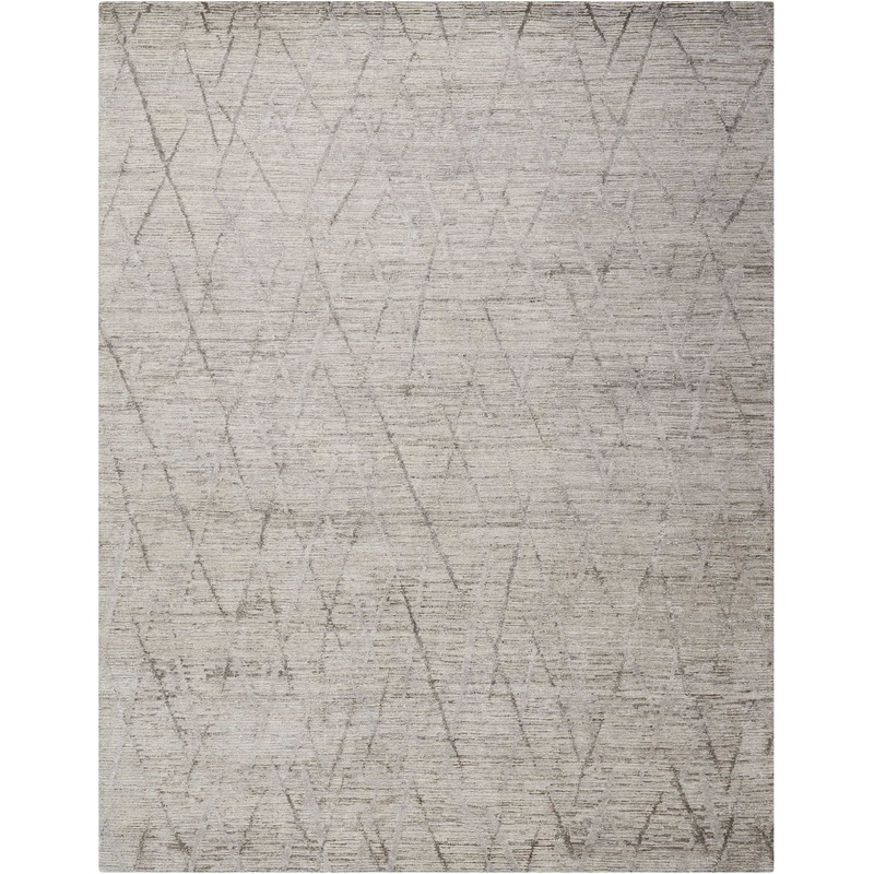 Nourison Ocean 8’6″ x 11’6″ Stone Modern Indoor Rug