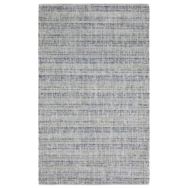 Circa Grey Blue Industrial Geometric Indoor Rug