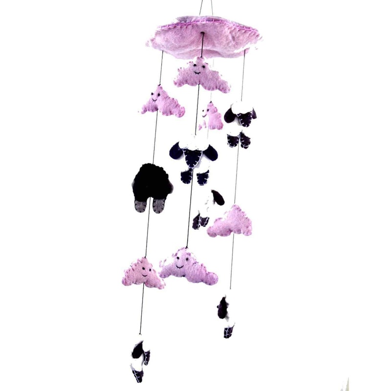 Counting Sheep Mobile – Pink – Global Groove