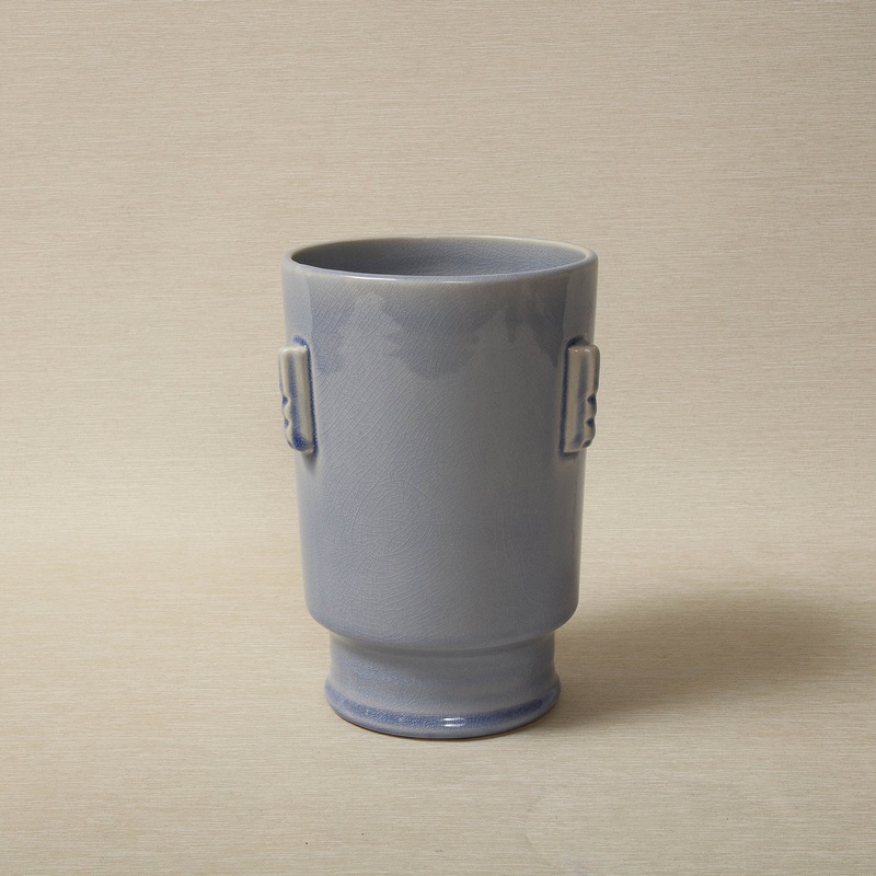 Henri Vase in Antique Blue