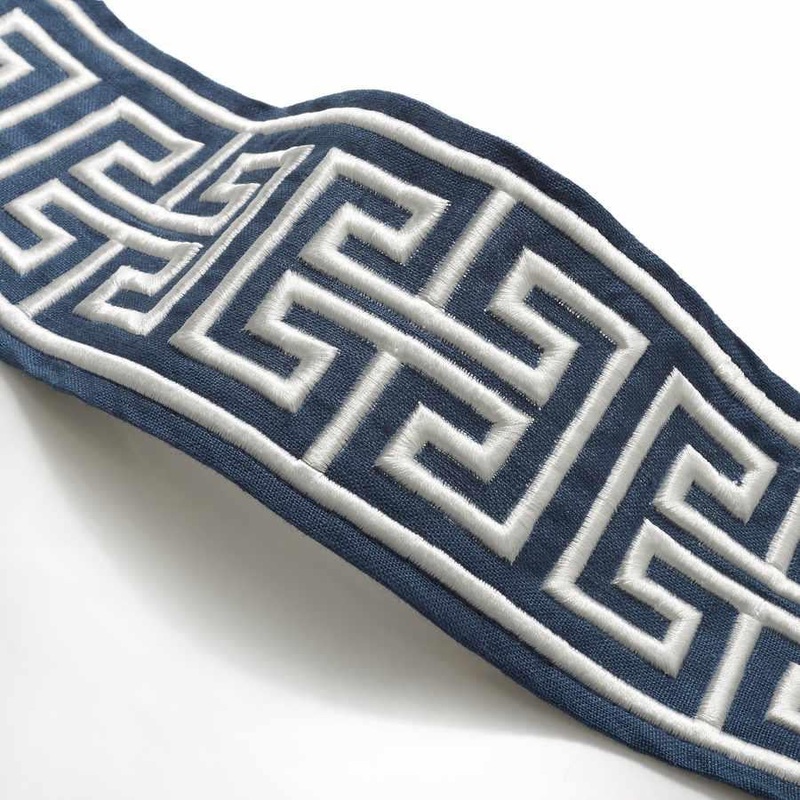 Modern Navy Drapery Sample