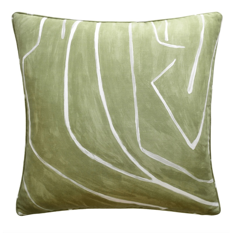 Moss Graffito Pillow