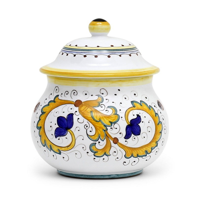 PERUGINO: NEW Garlic/Onion Jar Keeper Short Belly