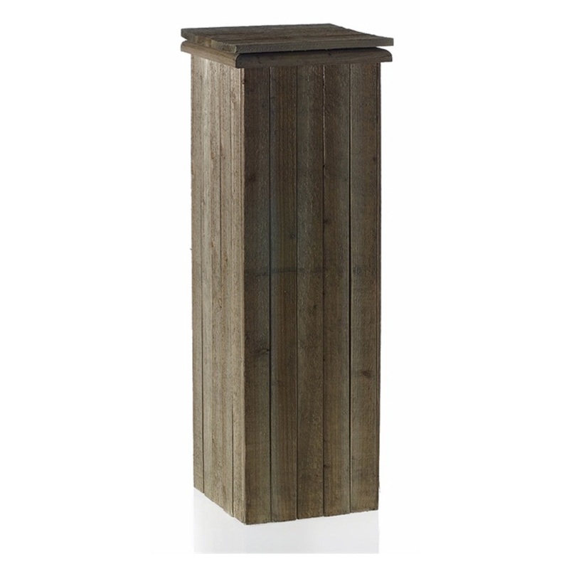 Rustic Wood Pedestal