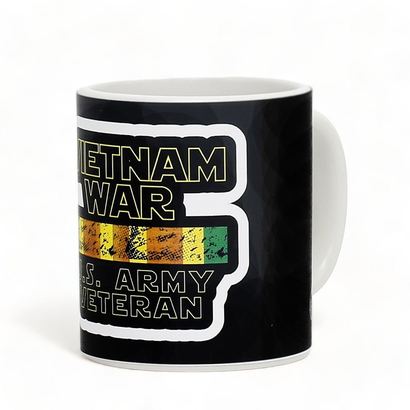 SUBLIMART: Veteran – Mug ‘United States Vietnam War Army Veteran’ (Design #12)