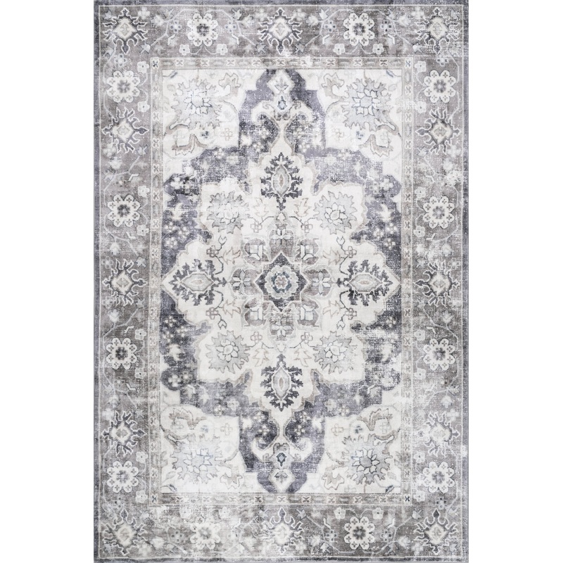 Brooklyn Vintage Medallion Rug | Grey