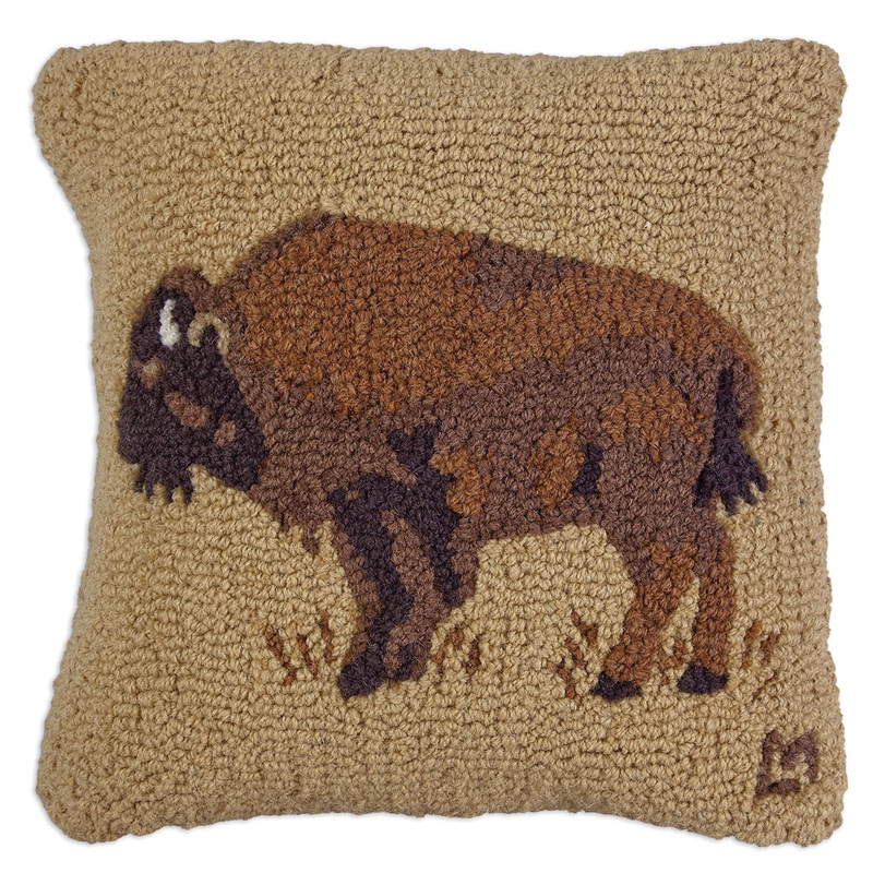 Buffalo On Gold – 18″ x 18″
