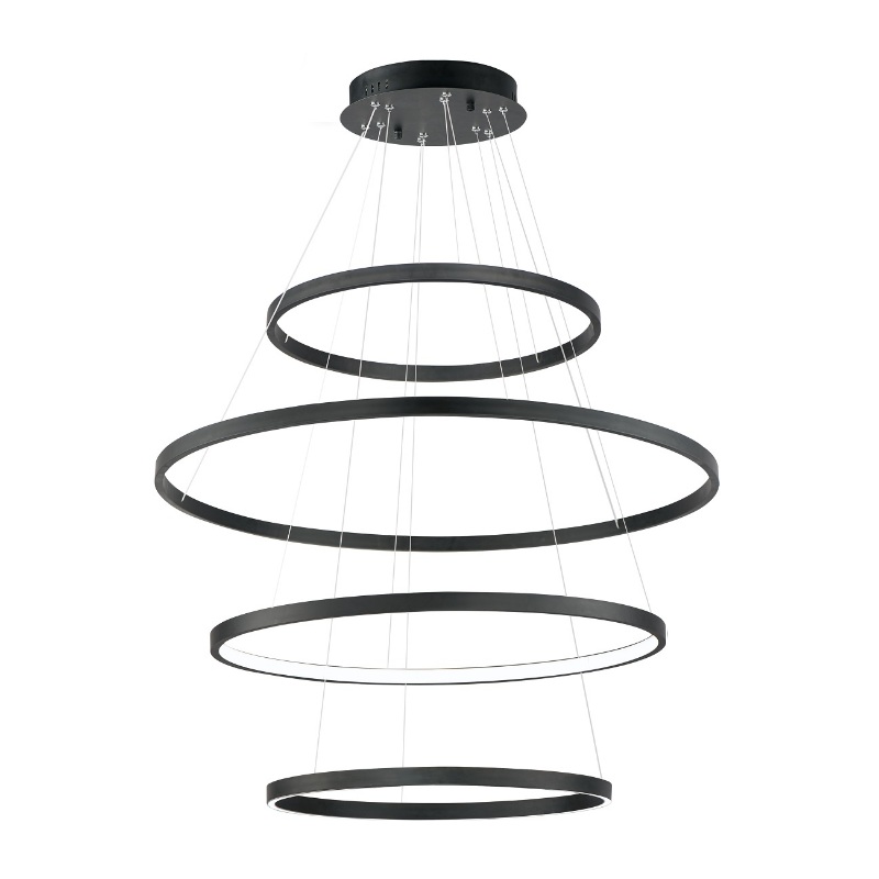ET2 E52729 Groove 4-lt 40″ LED Pendant, 5CCT Selectable