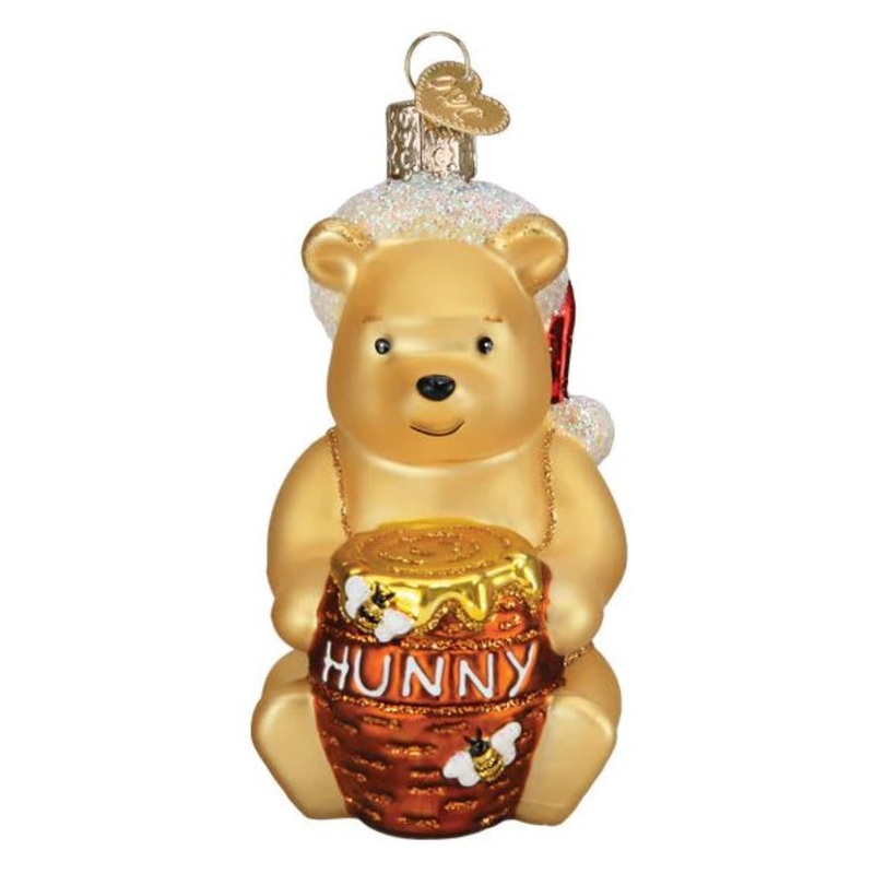 Old World Christmas Blown Glass Ornament for Christmas Tree, Winnie The Pooh (with OWC Gift Box)
