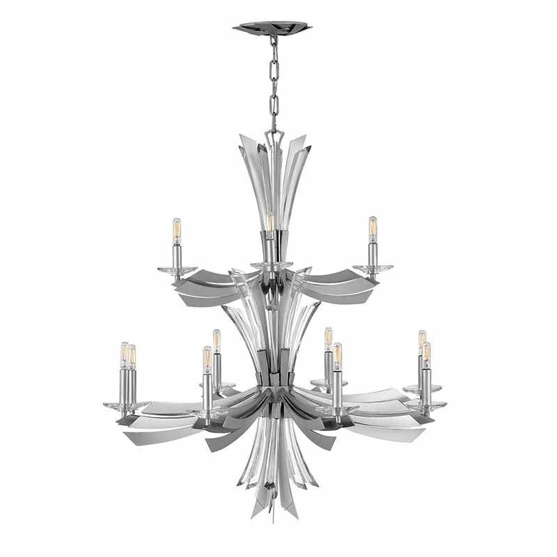 Fredrick Ramond FR40909 Vida 12-lt 34″ LED Chandelier