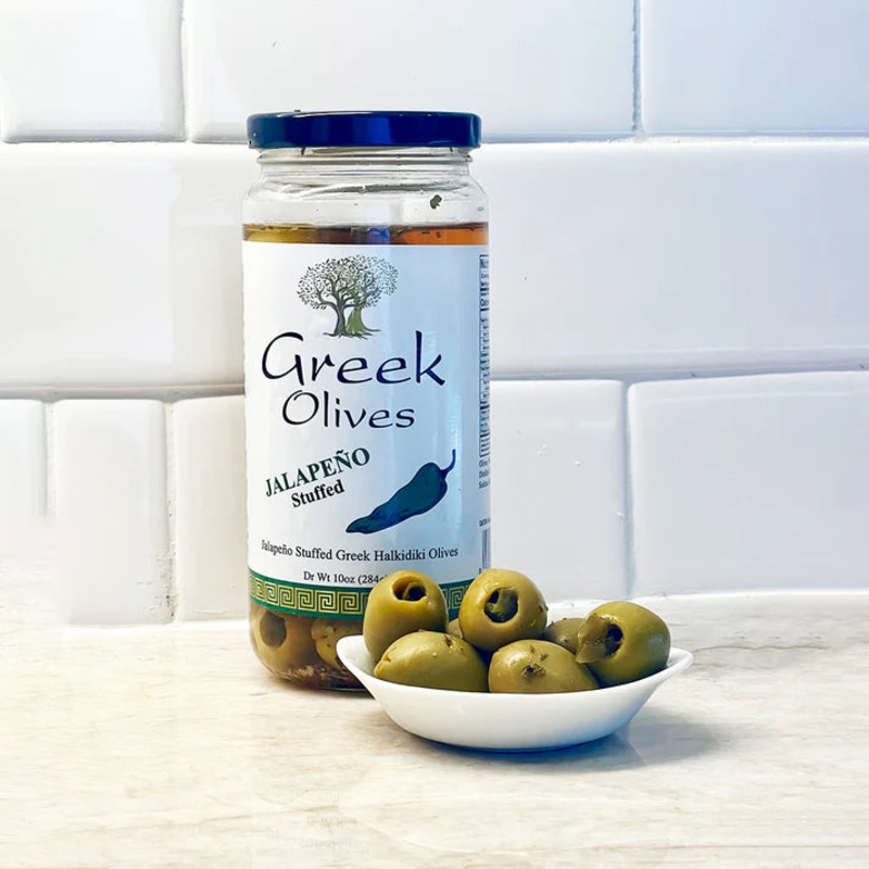 Jalapeo Stuffed Greek Olives