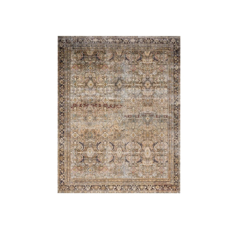 LAYLA RUG | Olive & Charcoal