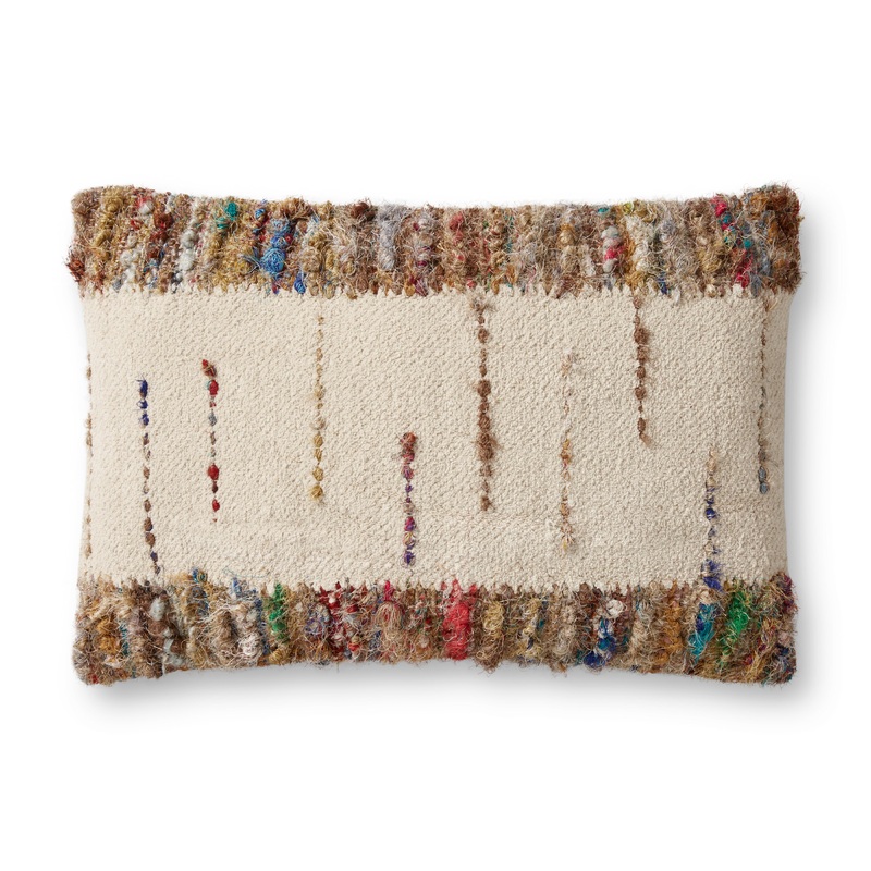 Loloi Pillow | Pll0073 Ivory / Multi
