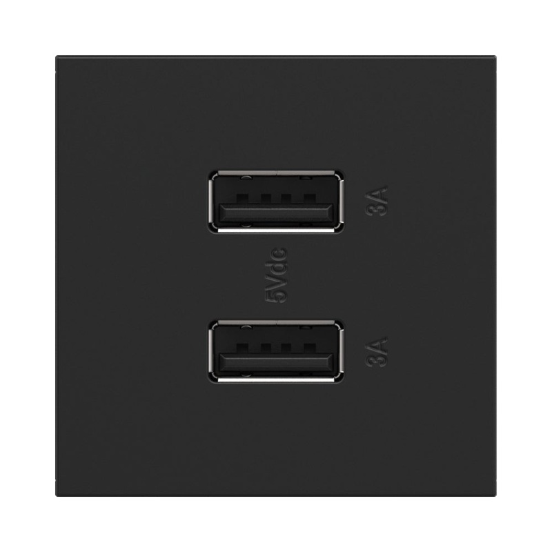 adorne Full-Size, A/A USB Outlet
